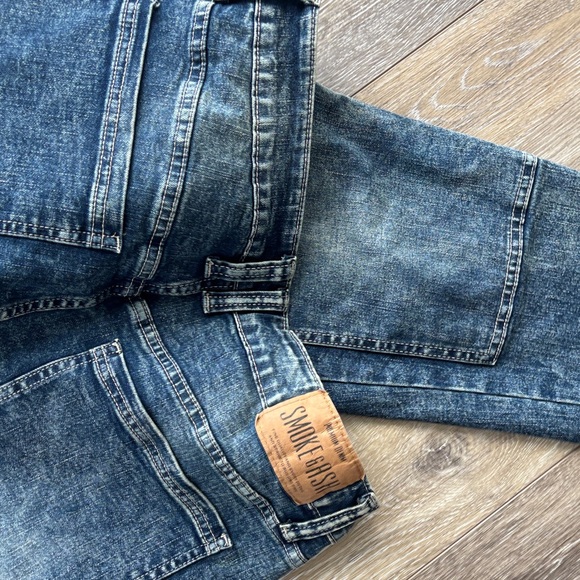 Men's Blue Denim Cargo Jeans - Picture 4 of 4